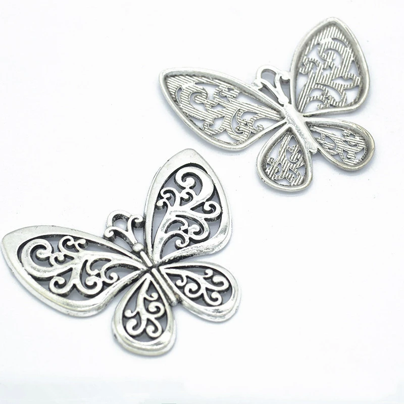 

10pcs Butterfly Charms DIY Jewelry Making Pendant Fit Bracelets Necklaces Earrings Handmade Crafts