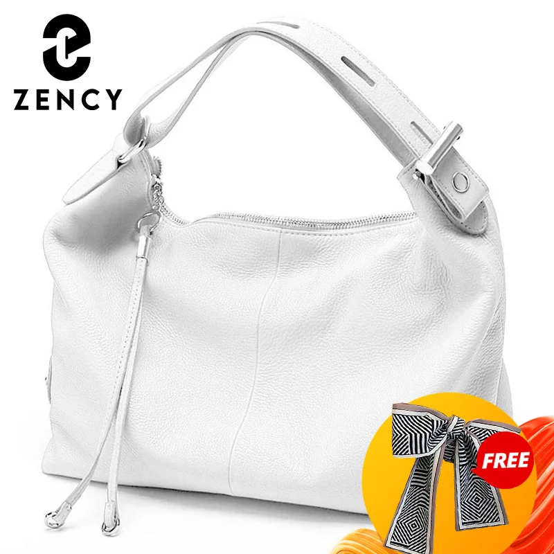 Zency 100% натуральная кожа OL стильная женская сумка тоут модные женские сумки на