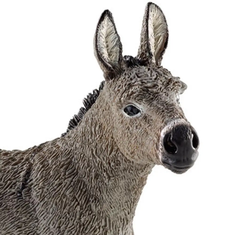 3.7inch Simulation Donkey PVC Animal Model Wild Life Figurine Toy Figures Children Gift Home Decoration In Stock | Игрушки и хобби