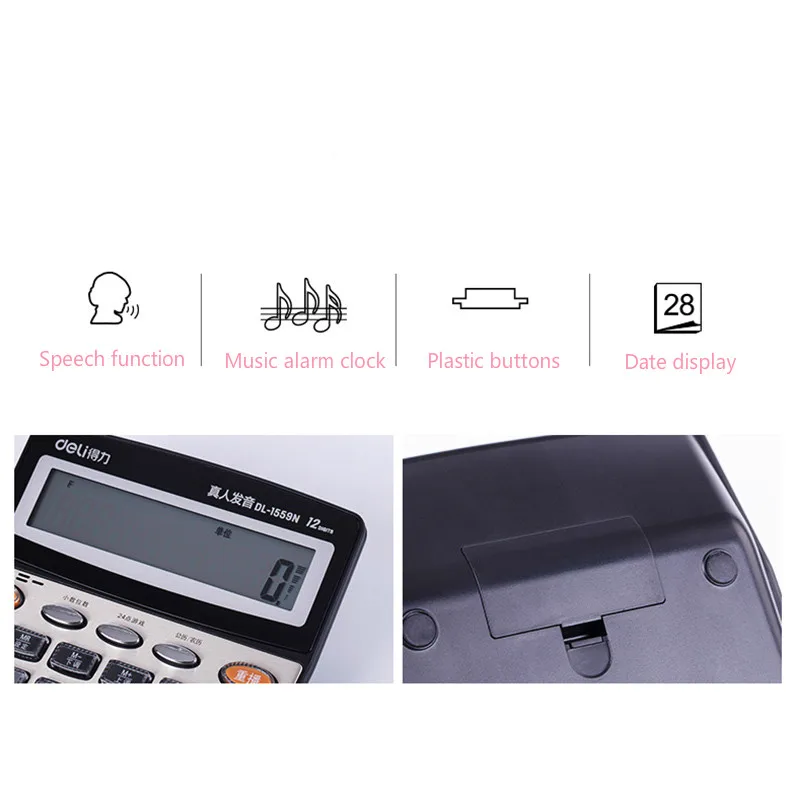 Большой офисный Профессиональный калькулятор голосовой офис кристалл большая