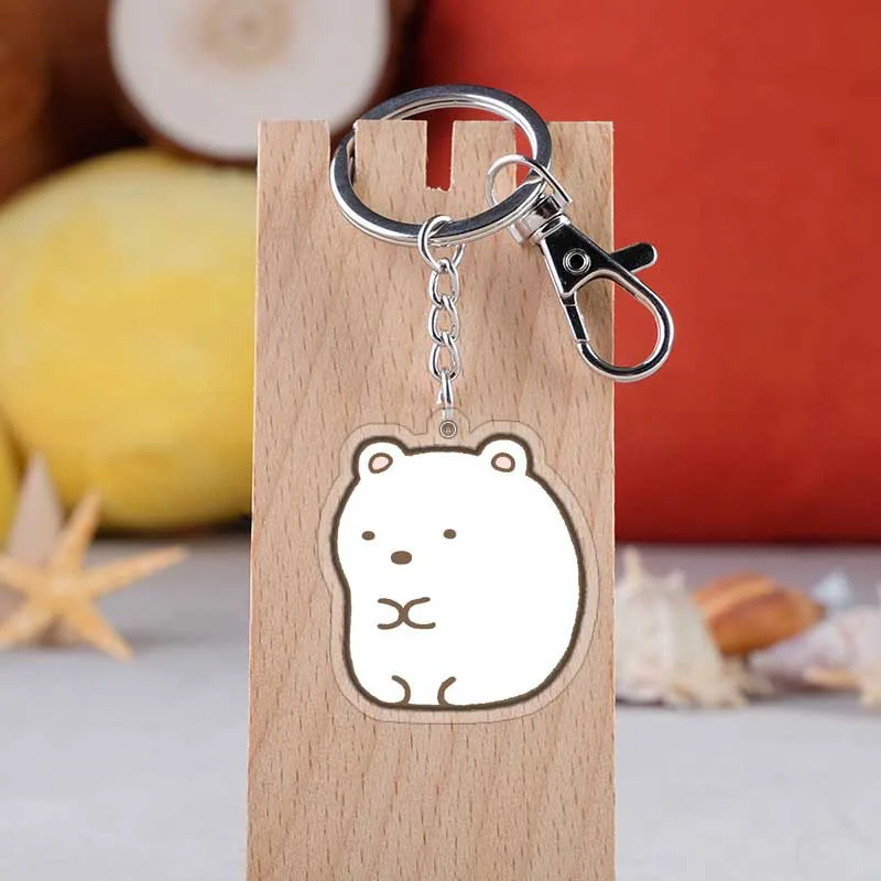 H03 Sumikko Gurashi брелок с милым животным Sumikko Gurashi акриловый брелок с подвеской - Цвет: H03