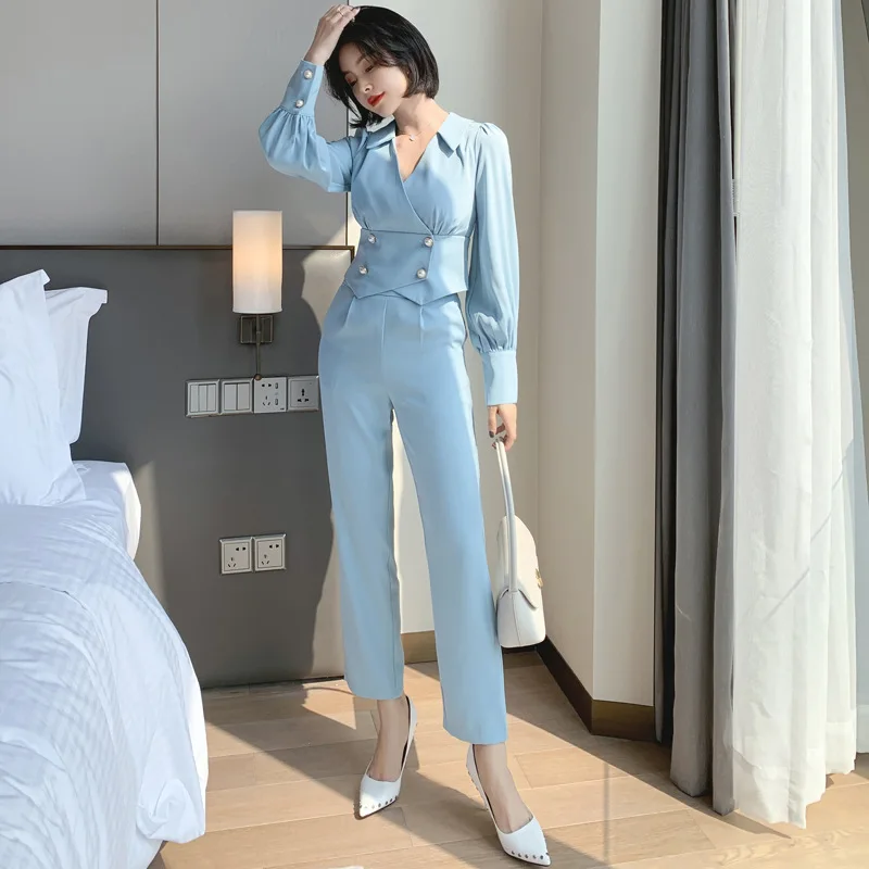 Высококачественный комплект из 2 предметов Осенние повседневные элегантные