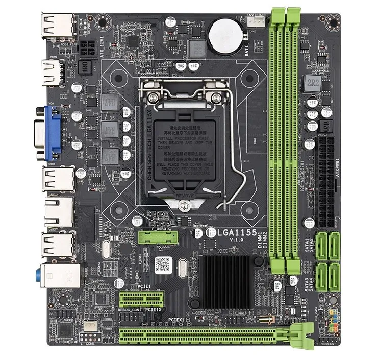 Материнская плата H61 с процессором I5 1155 LGA 2500 8 ГБ макс. 1600 МГц | Компьютеры и офис