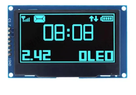 Модуль OLED-дисплея 2 42 дюйма x 6 4 модуль ЖК-HD-экрана SSD1309 7-контактный