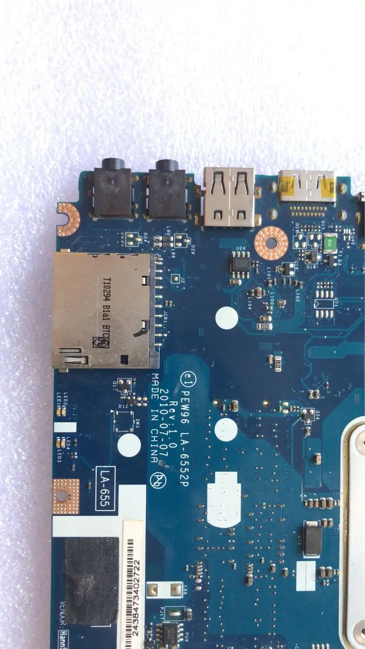 KEFU PEW96 LA 6552P материнская плата для ноутбука ACER 5552G 5552 NV50A Тетрадь PGA S1 DDR3 100% Тесты