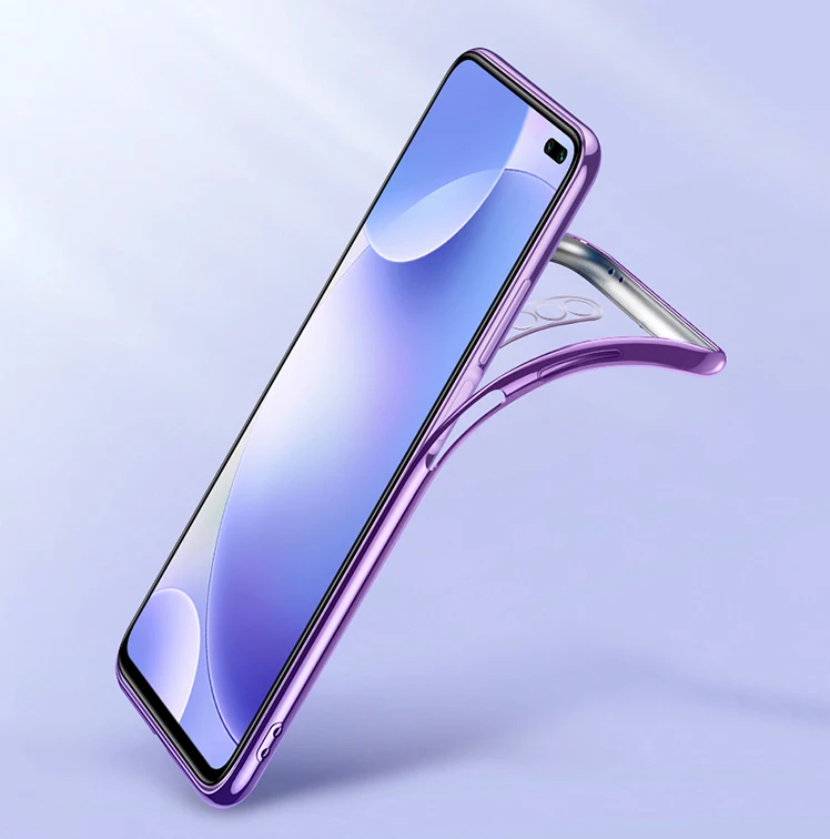 Мягкий чехол для POCO телефона X2 F2 F3 M2 M3 Pro перезаряженный прозрачный F2Pro с покрытием