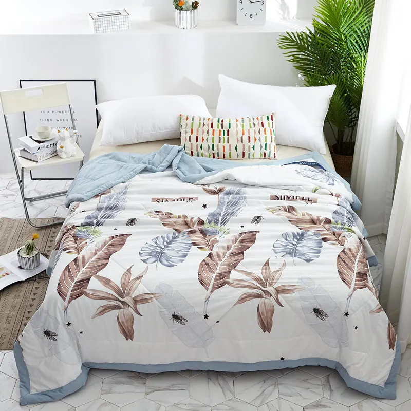 Popular summer washed cotton quilt quilted air conditioning quilt cool quilt thin quilt