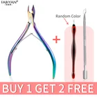 Нержавеющаясталь Радуга ногтей ножницы для кутикулы устройство для удаления омертвевшей кожи ножницы, кусачки для маникюра и педикюра, фрезер