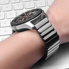 20 мм 22 мм керамический браслет полуматовый сменный Браслет для Samsung gear S2 (Classic)S3S4 Galaxy Watch 3 керамический ремешок для часов