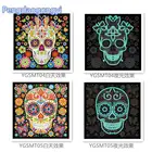 Алмазная вышивка с черепом, Легкий домашний декор сделай сам, алмазная живопись, стразы, картины для творчества с иглами