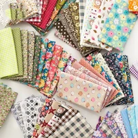 cotton patchwork fabrics 25 x 24cm 5pcs 100 cotton floral patchwork rag fabric handmade material creative decoration diy floral