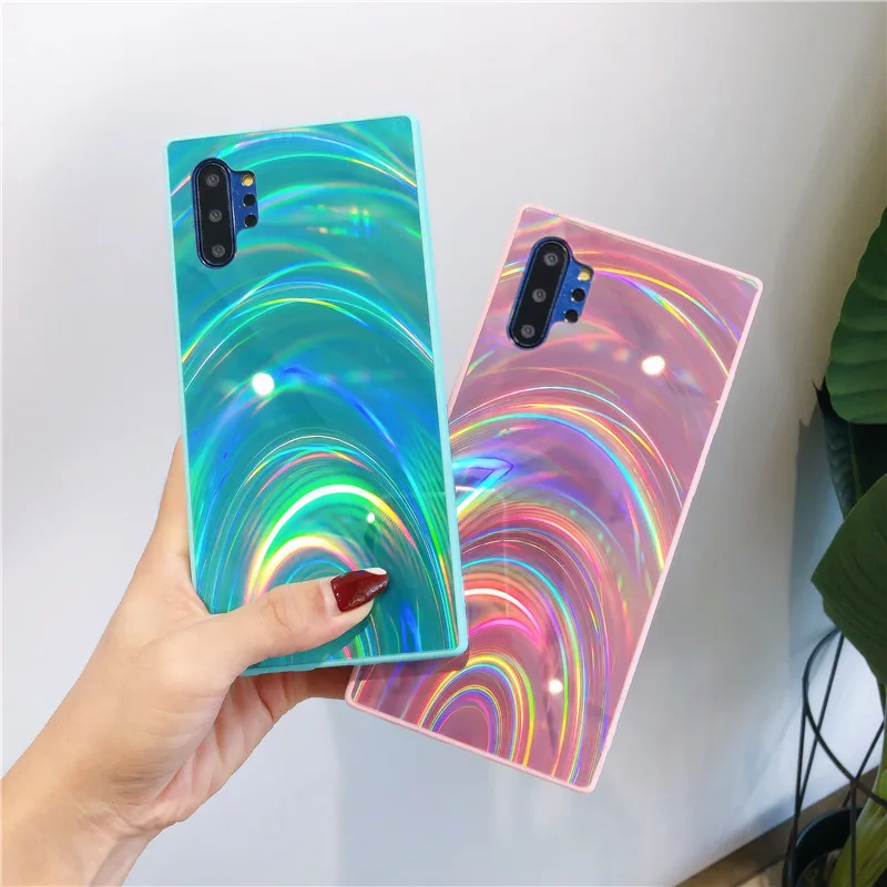 Rainbow Mirror Glitter Case For Samsung Note 8 9 10 Pro M10 A10 A20 A30 A50 A70 A10S A20S A51 A71 A01 A11 A21 A31 A41 A21S M21 | Мобильные