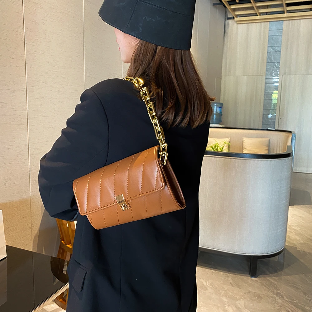 

Vintage Crossbody Bags for Women Birthday Gifts Solid Color PU Leather Women Handbag Tote Casual Square Underarm Shoulder Bag