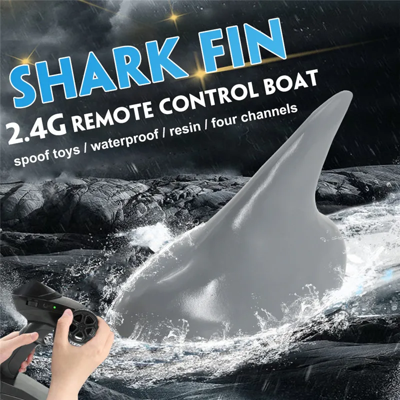 Модель радиоуправляемой лодки Flytec V302 2 4 ГГц канала модели акулы и животных модель