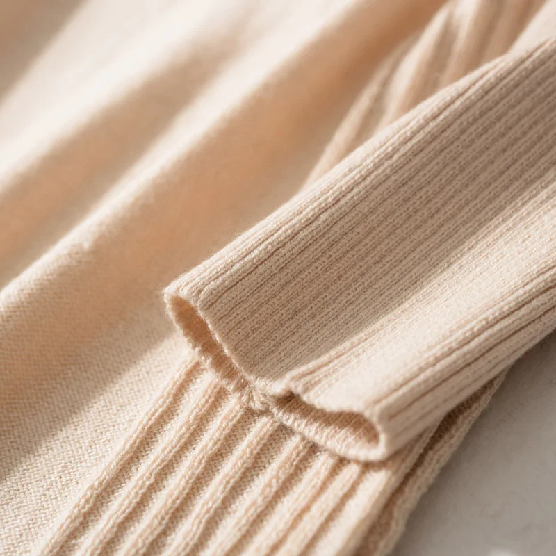 

Winter Women Knitted Dress Long Sleeve Cashmere Sweater Dress Warm Loose O-Neck Female Oversized Sweaters Dresses Autumn 2019