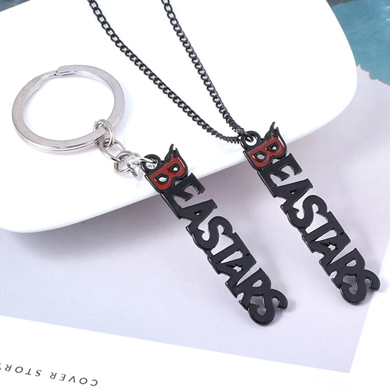 

Anime BEASTARS Letter Key Chain Pendant Cosplay Two-sided Acrylic Keychain Keyrings