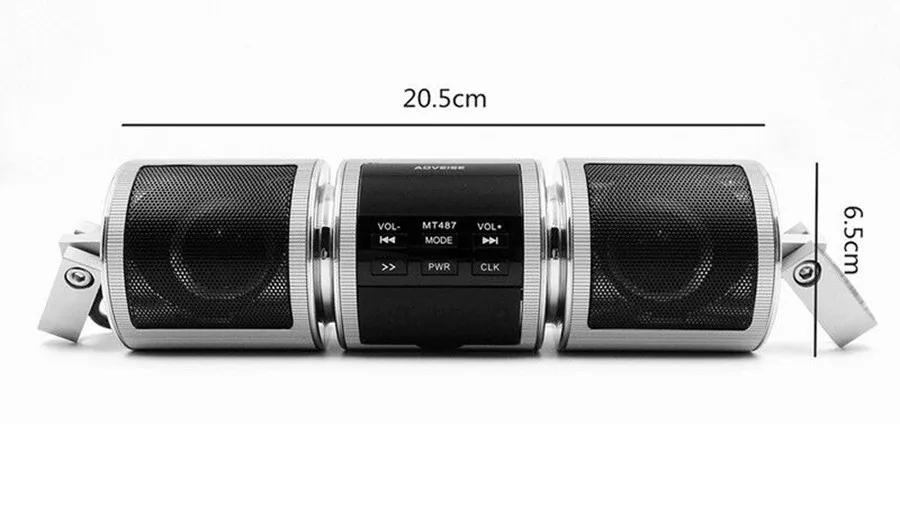 Мотоцикл динамик Mото Bluetooth MP3 музыкальный плеер DC 12 В водостойкий светодиодный дисплей стерео система Поддержка USB TF карта fm-радио