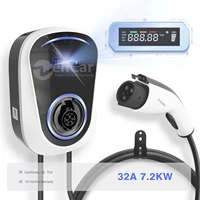j1772 electric vehicle wallbox car charging terminal for nissan leaf battery ev charger station evse 32a 7kw plug and play