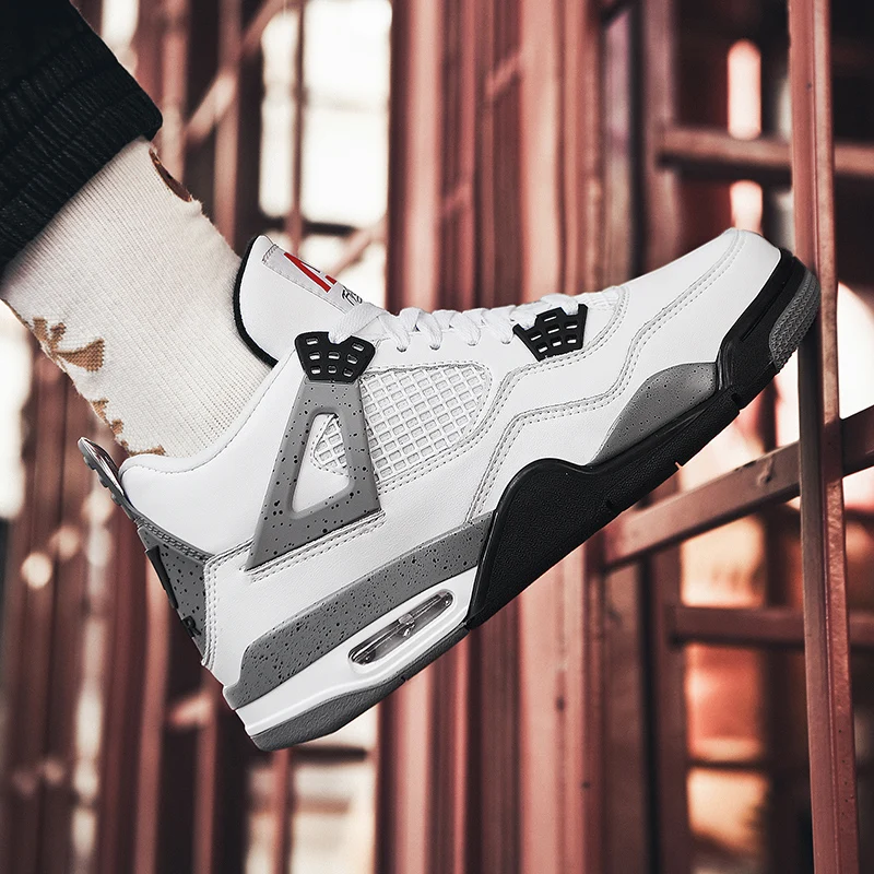 

Мужские кроссовки для баскетбола, водонепроницаемые Нескользящие классические кроссовки для улицы, большие размеры до 45, лето 2021