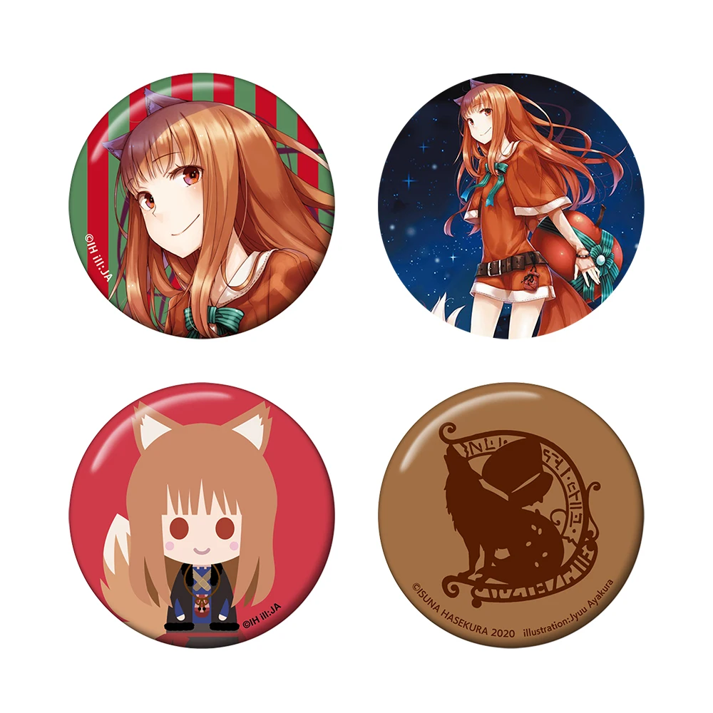 Спайс и волк значок аниме Holo металлическая бриллиантовая брошь булавки |