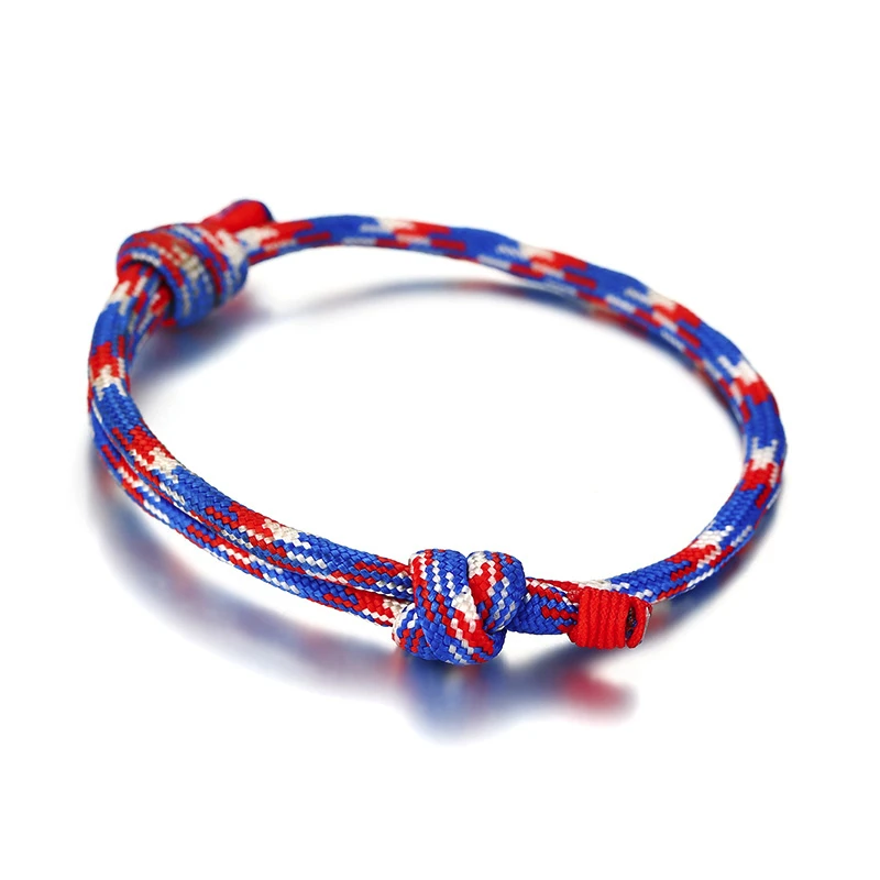 Браслет из ирландской морской синей веревки для мужчин регулируемый
