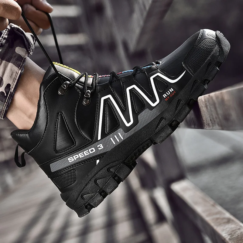 Зимняя обувь мужские кроссовки на платформе Мужская Уличная походная Masculino