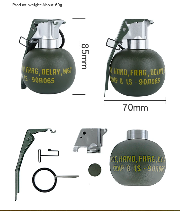Манекен M67 Frag Gran модель Molle система пластик Quick Release Airsoft жилет аксессуары без функции для косплея