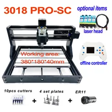 3018 Pro ER11 DIY Мини контроллер ЧПУ PCB фрезерный станок по дереву