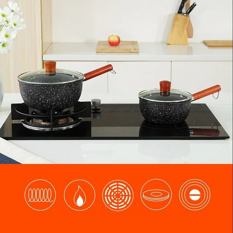 Детский молочный горшок лапша быстрого приготовления с антипригарным покрытием