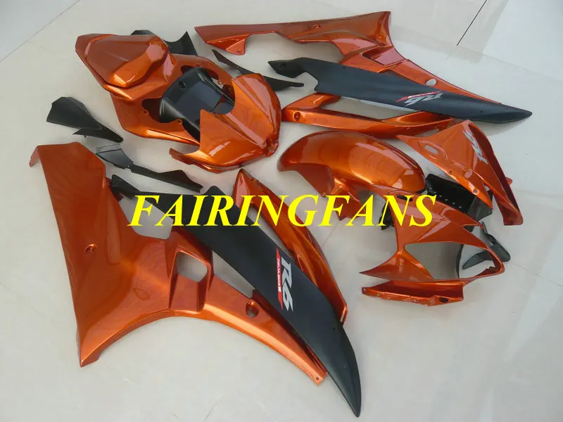Injection mold Fairing body kit for YAMAHA YZFR6 06 07 YZF R6 2006 2007 YZF600 ABS Red black Fairings bodywork+gifts YL24 | Автомобили и