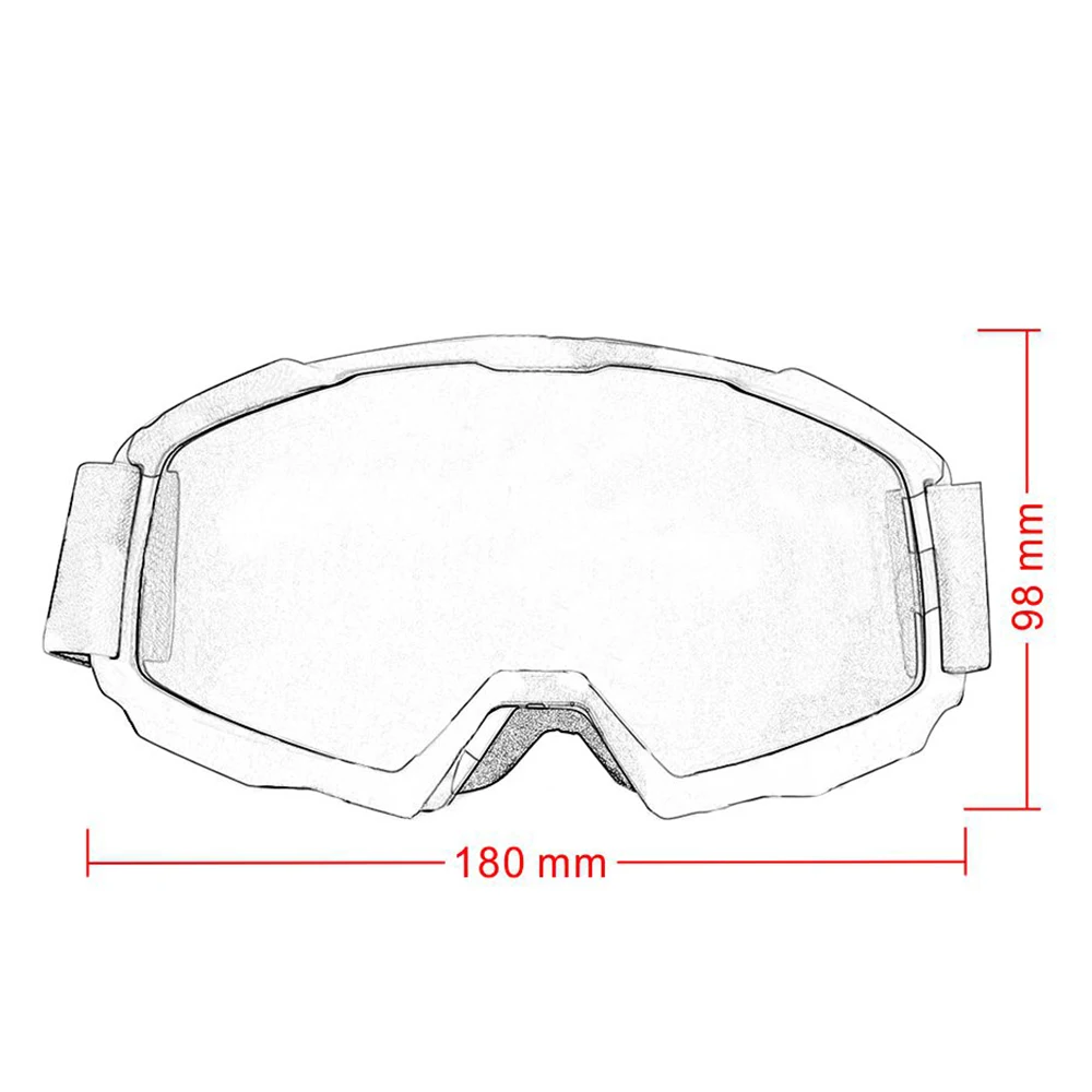 

Windproof Dustproof Motocross Goggles for Dirt Bike Motorcycle Dirt Bike Glasses Ski Sport Glasses Masque Moto Glasses