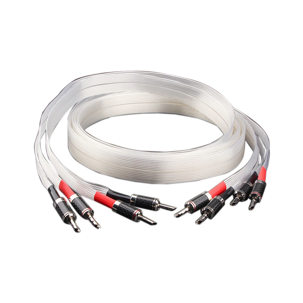 

Кабель для динамика Preffair HiFi Audio Nordost OCC посеребренный провод для динамика hi-end провод громкоговорителя провод для динамика из углеродного вол...