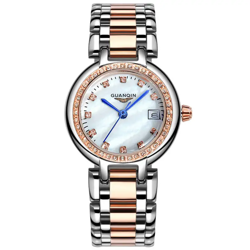 GUANQIN GQ15005 Relojes Mujer 2017 часы женские брендовые Модные Роскошные наручные с