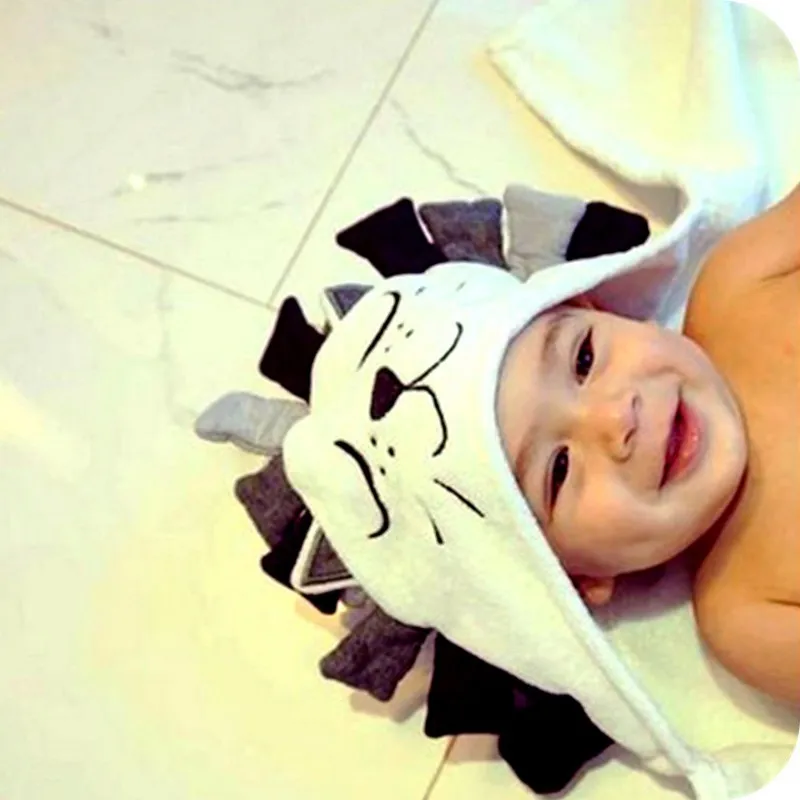 

Baby Cartoon Animal Shape Bag Is Air-Conditioned Blanket Cute Newborn Bath Tow 85*58 Cotton Material Baby Bath Towel w