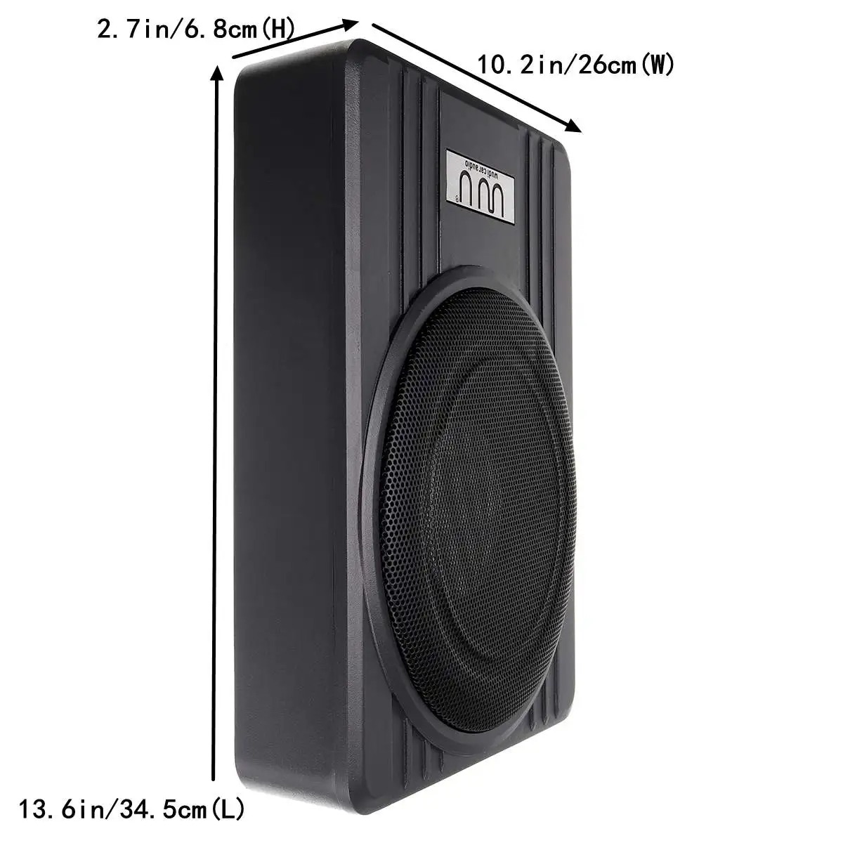 

10" Ultra thin Subwoofer Bass Horn Amplifier 600W Car Active Subwoofer Audio Speaker Amplifier Auto Surround Sound Car Audio