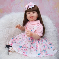 keiumi lifelike 68 cm cloth body girl reborn baby doll toy soft bebe reborn dolls baby toys for birthday gift fashion present