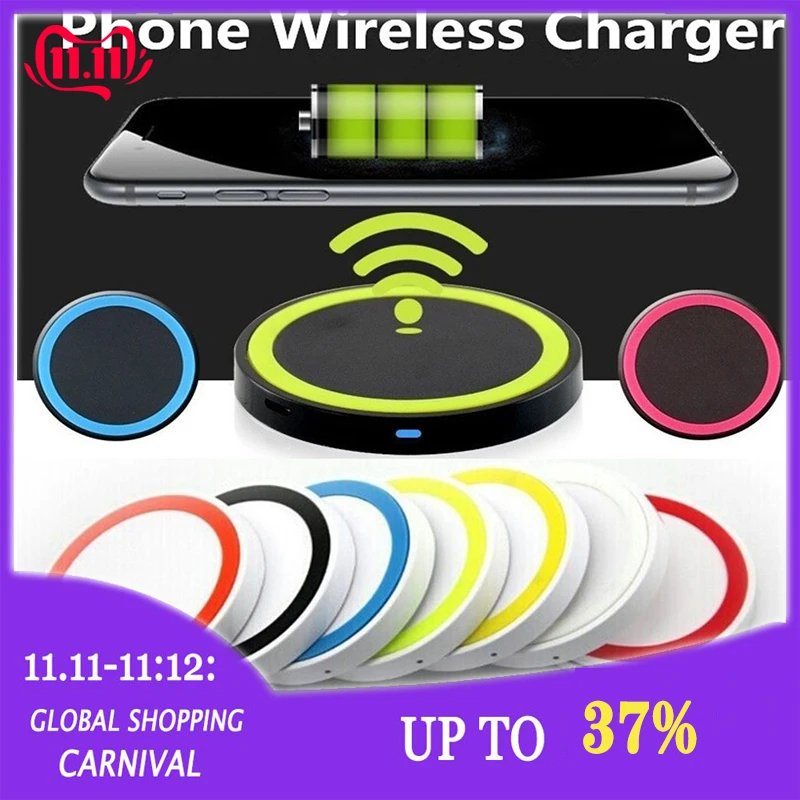 Беспроводное зарядное устройство для Samsung S9 S8 Plus S7 S6 edge Note 8 5 iPhone X plus HTC USB
