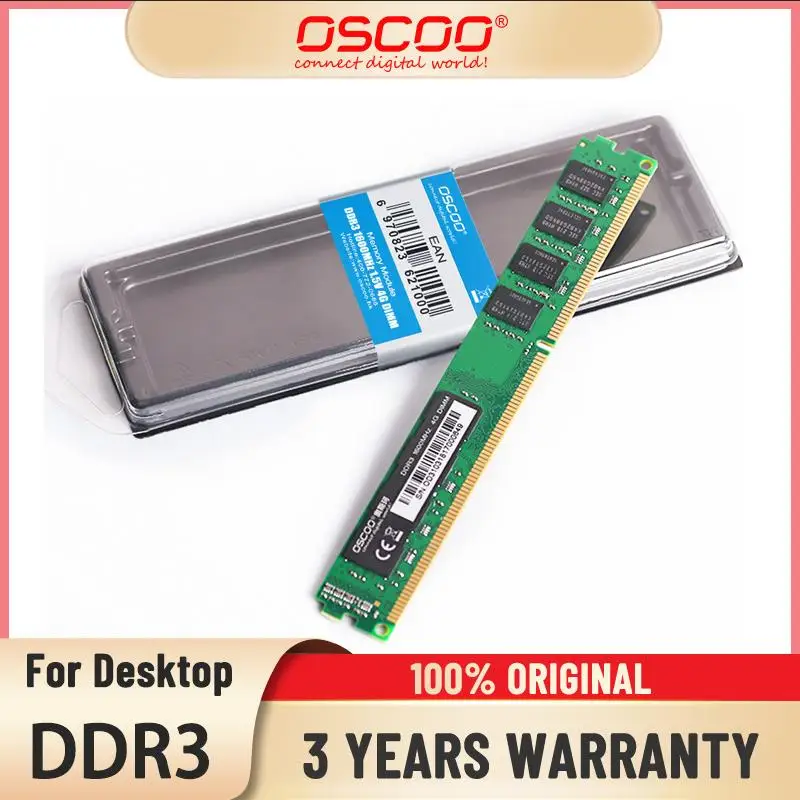 

ОЗУ DDR3 OSCOO пожизненная гарантия, ОЗУ для настольного компьютера DDR3 4 Гб, 2 ГБ, 8 ГБ, 1600 МГц, ОЗУ DIMM для ПК D