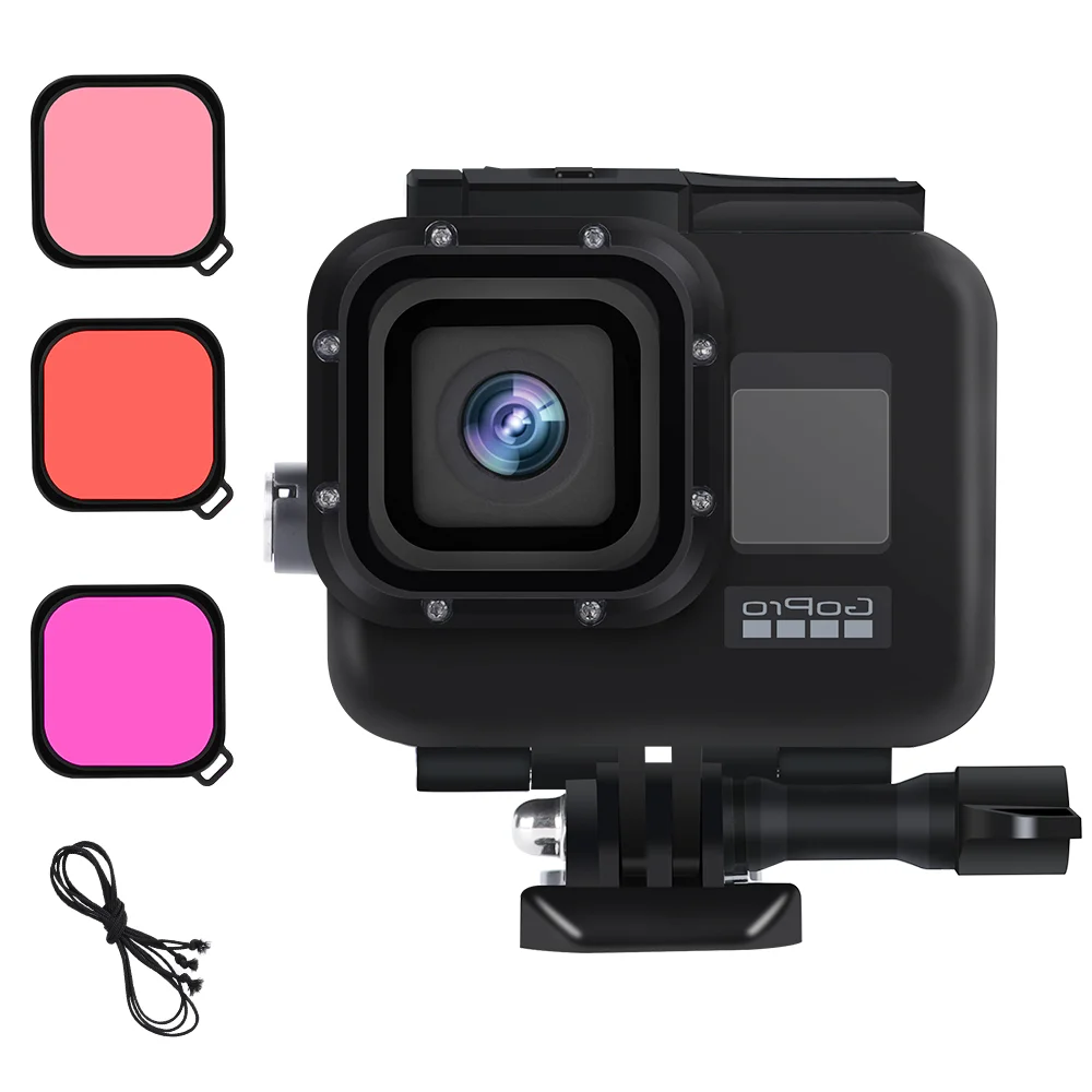 

Dive Case For Gopro Hero 8 Waterproof Housing Case Underwater Protector Cover Housing Shell for GoPro Hero8 Camera cases