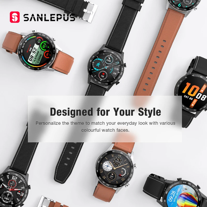 2021 sanlepus ecg smart watch dial call smartwatch men sport fitness bracelet clock watches for android apple xiaomi huawei free global shipping