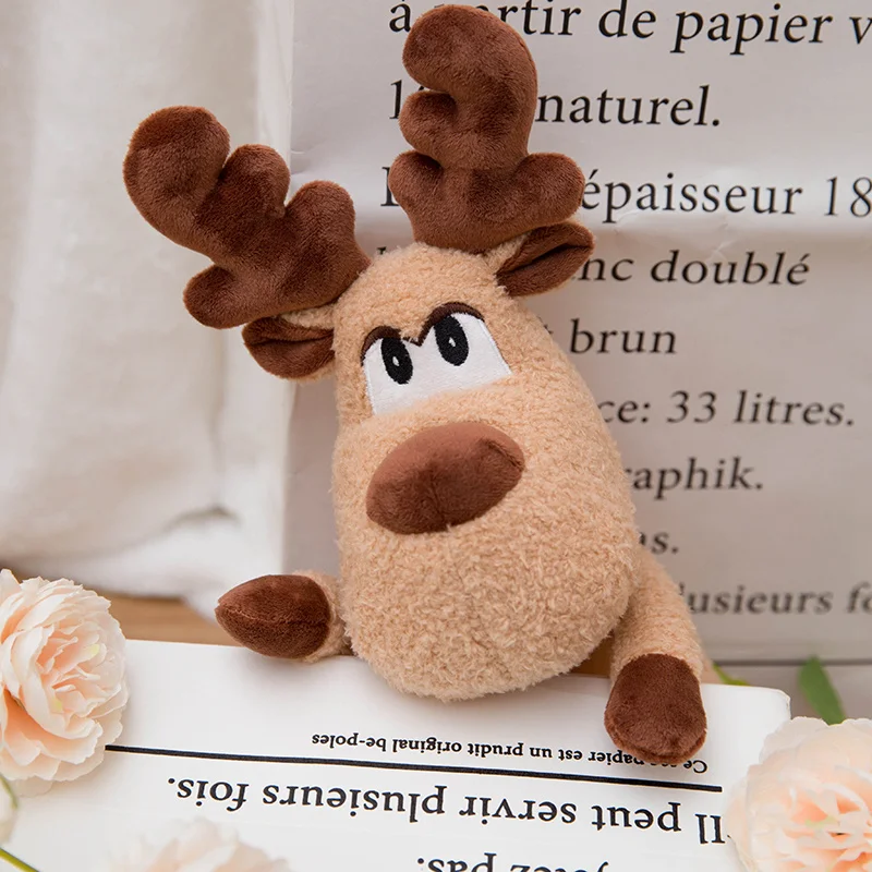 

1pc Cute 50cm Simulation Christmas Elk Plush Toy Stuffed Soft Deer Gift Doll for Kids Children Xmas Home Decoration Ornaments
