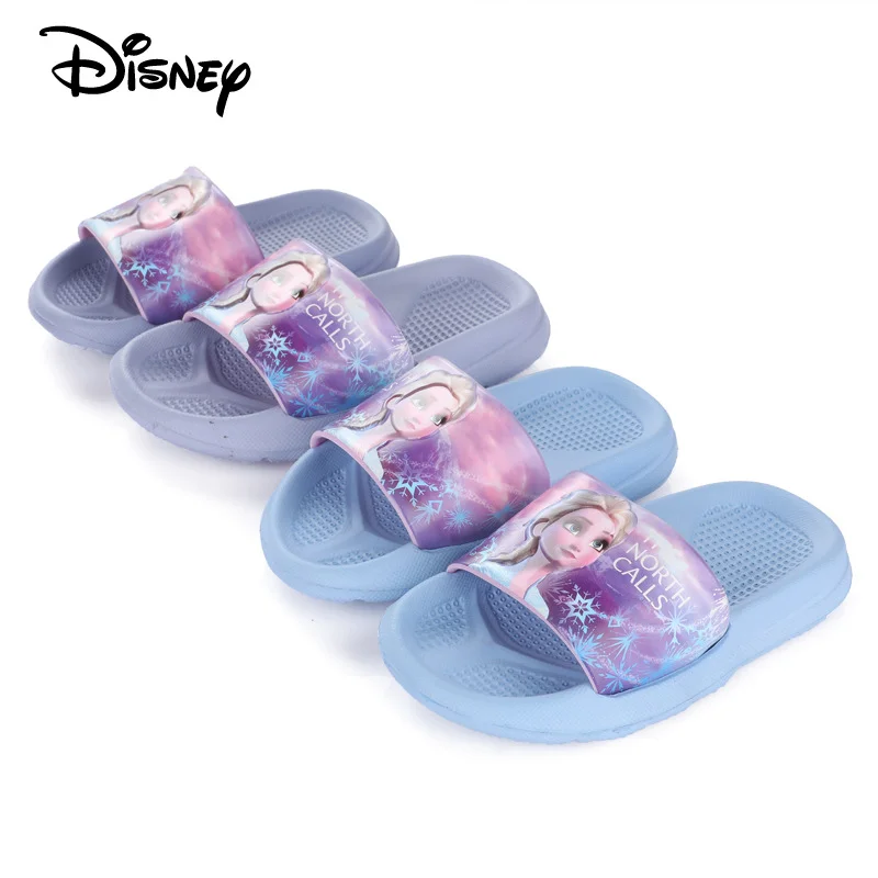 Disney Elsa/сандалии принцессы Тапочки Коллекция 2020 года Сезон лето Новинка Домашняя