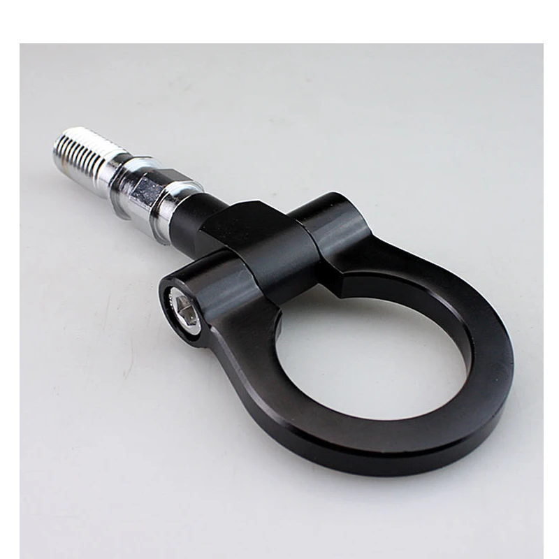 

Metal Round Racing Car Outdoor Durable Rotatable Trailer Hook Front Bumper Hook Auto Outdoor Emergency Accessories 4 Colors