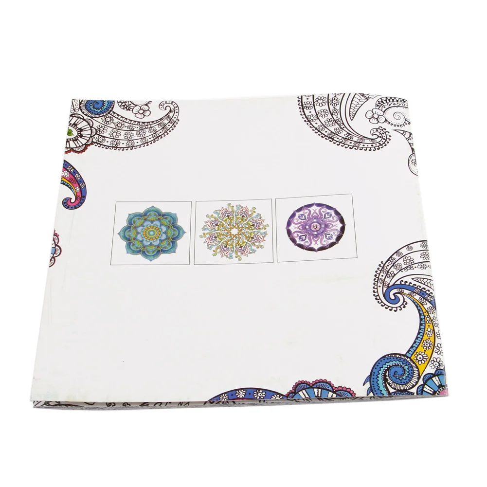 Книга-раскраска для детей живопись английские книги дзен мандалы X6HB | Канцтовары