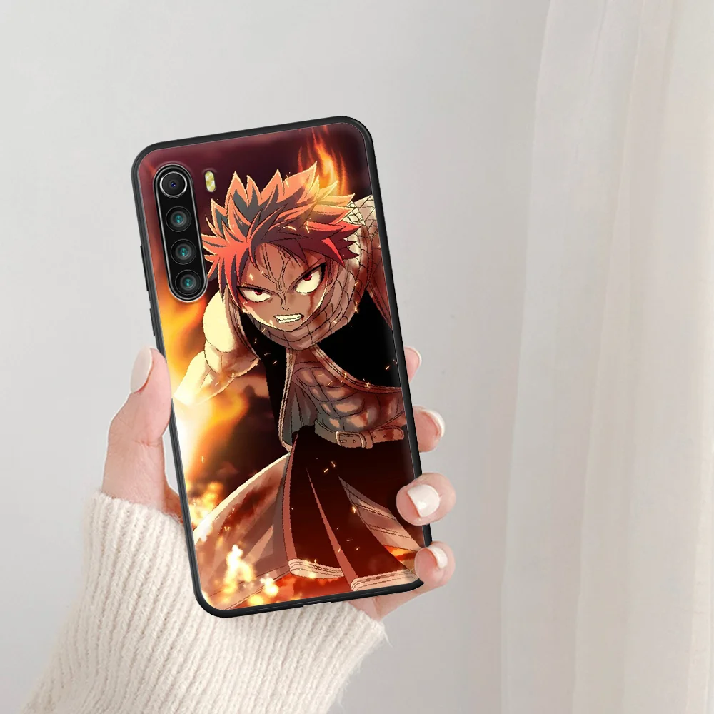 

Fairy Tail Phone Case For Xiaomi Redmi Note 7 8 8T 9 9S 4X 7 7A 9A K30 Pro Ultra black Cover 3D Hoesjes Tpu Cell Fashion Etui
