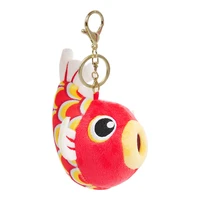 10pcslot plush keychain stylish koi fish exquisite soothing wedding pendant