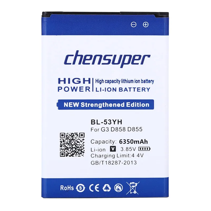 2020 Новый 6350mAh BL-53YH для LG G3 D858 D855 D857 D859 D850 F400 F460 F470 батареи | Мобильные телефоны и
