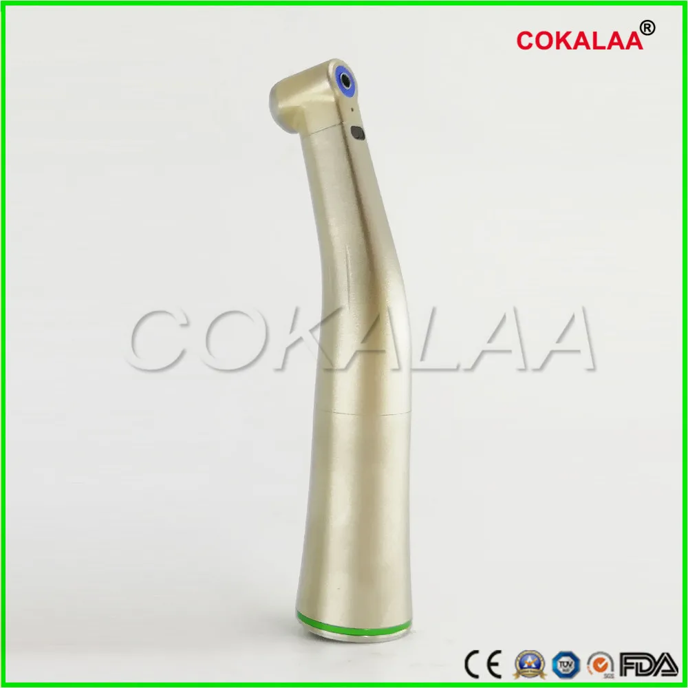 

COKALAA Dental Fiber Optical LED /non fiber optic Contra Angle Low Speed Handpiece 1:5 1:1 20:1