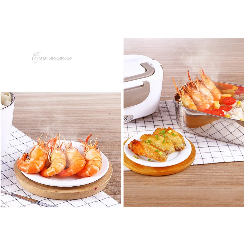 Электрический Ланч бокс подогреватель пищи из нержавеющей стали 12 В 24 110 220