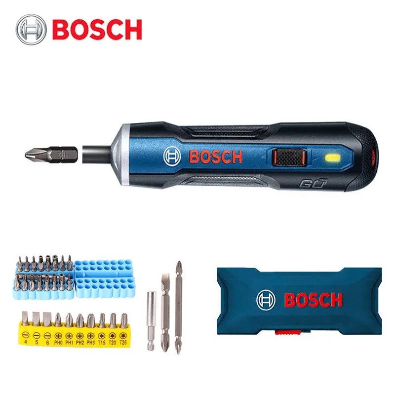 Bosch Go электрическая отвертка Перезаряжаемые 3 6 V смарт Беспроводная мини Мощность